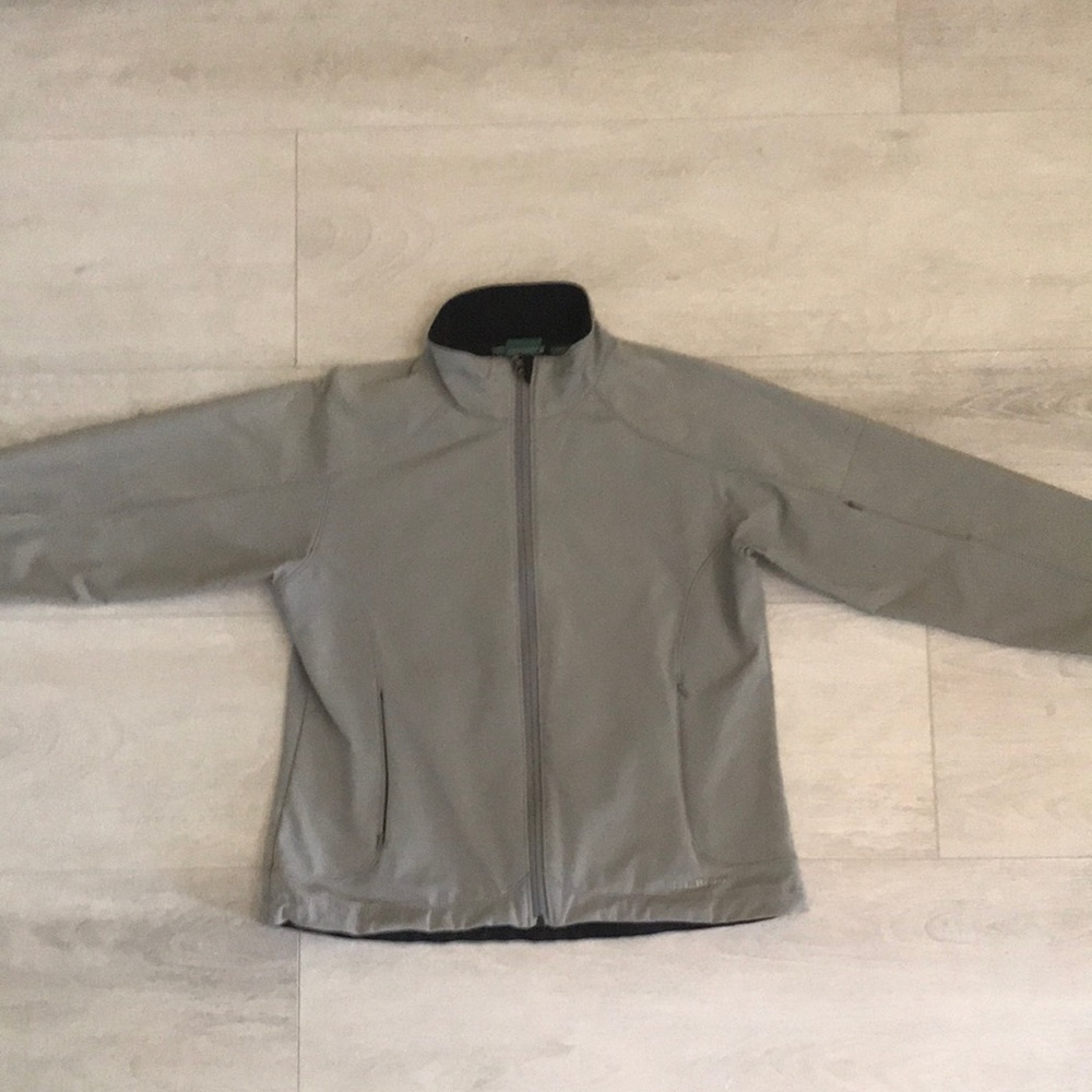 L.L Bean jacket gray women’s jacket L.L. Bean women’s coat light gray jacket